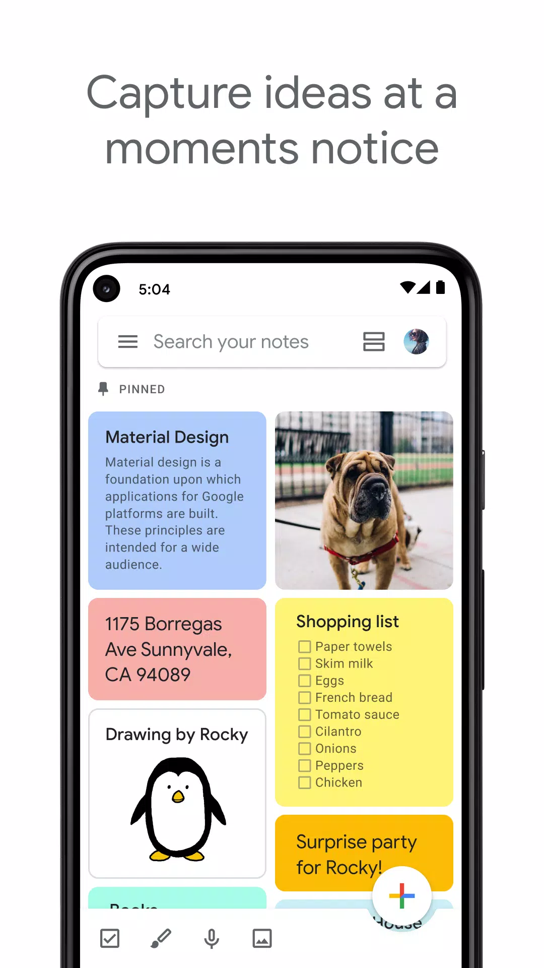 Google Keep: notas e listas Captura de tela 0