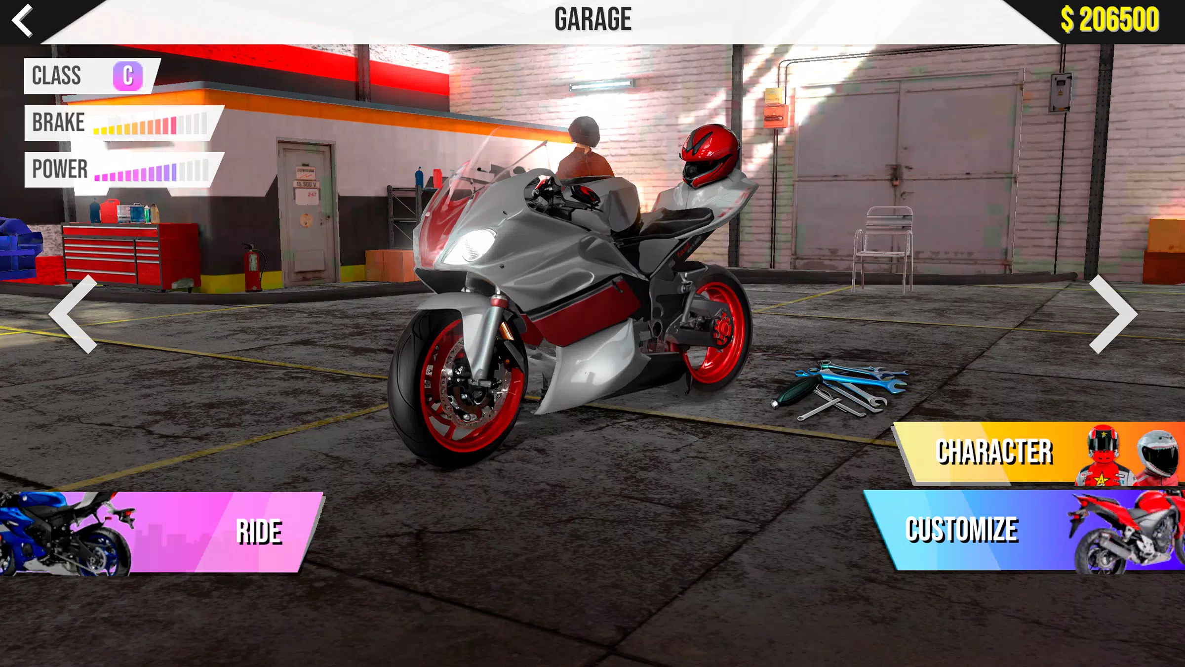 Motorcycle Real Simulator ဖန်သားပြင်ဓာတ်ပုံ 0