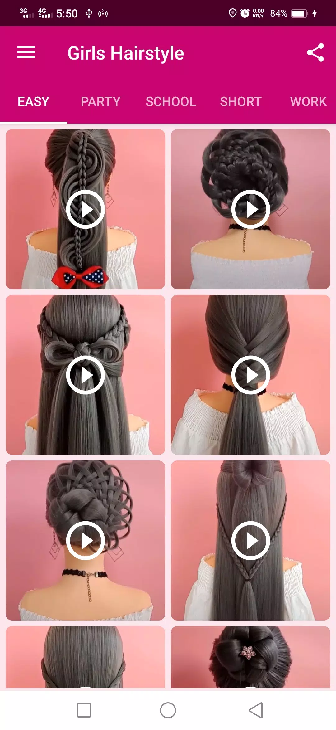 Girls Hairstyle 스크린샷 0