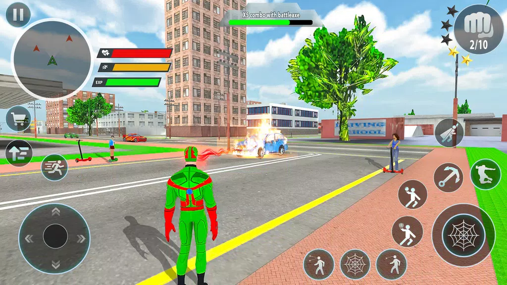 Police Robot Rope Hero Game 3d Capture d'écran 1