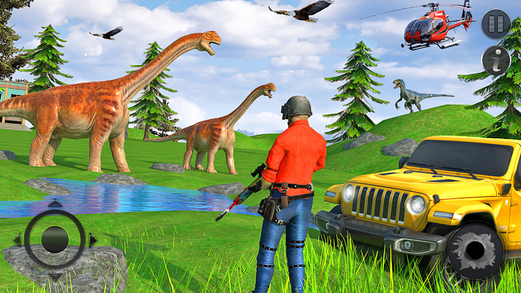 Wild Dino Hunter 3D Gun Games 스크린샷 2