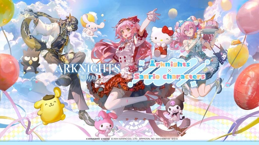 Sanrio Collab presenta lindos atuendos de 'Arknights'