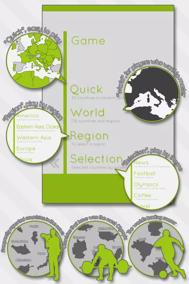 E. Learning World Map Puzzle Captura de tela 1