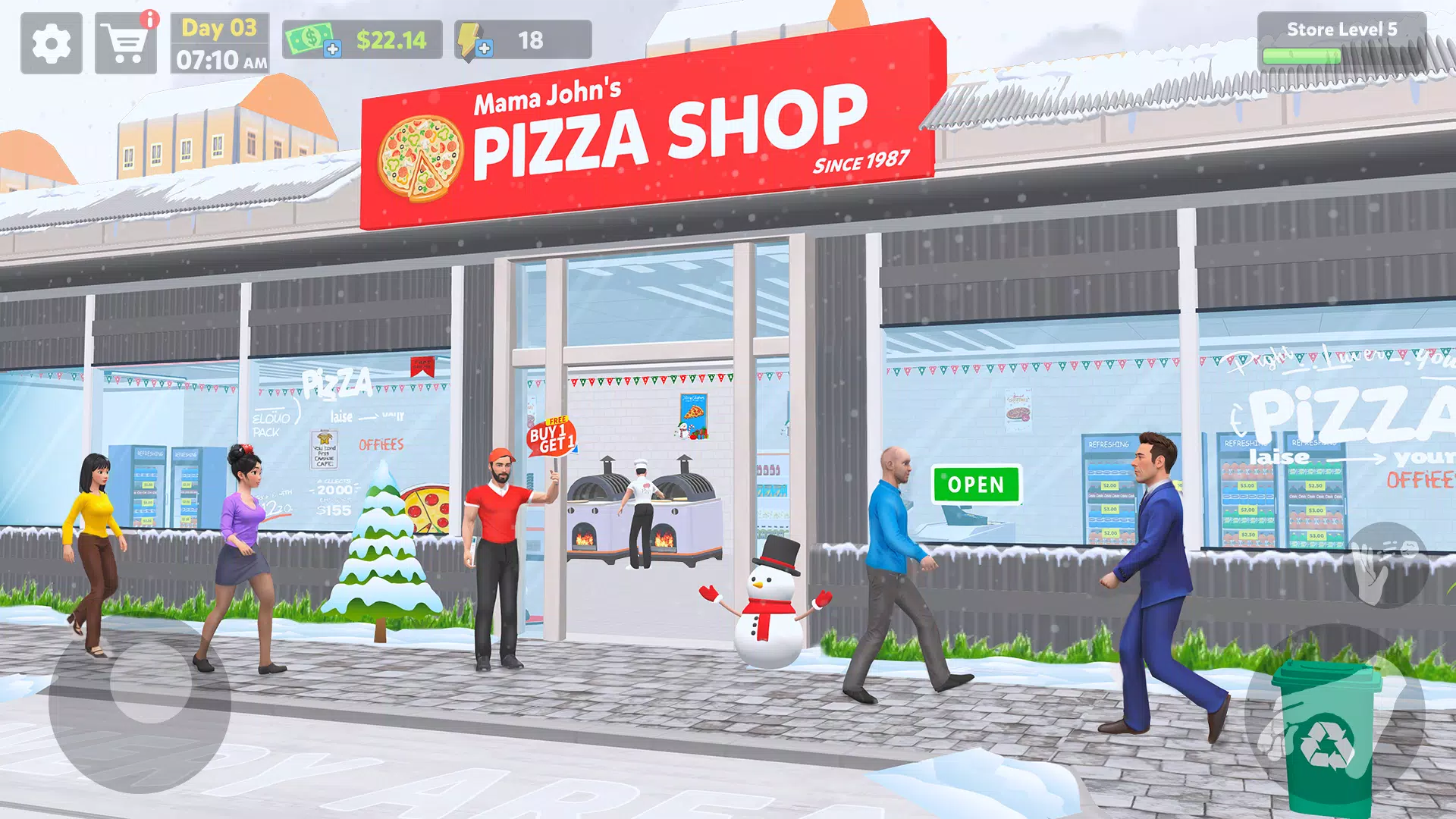 Pizza Shop Simulator 3D應用截圖第0張