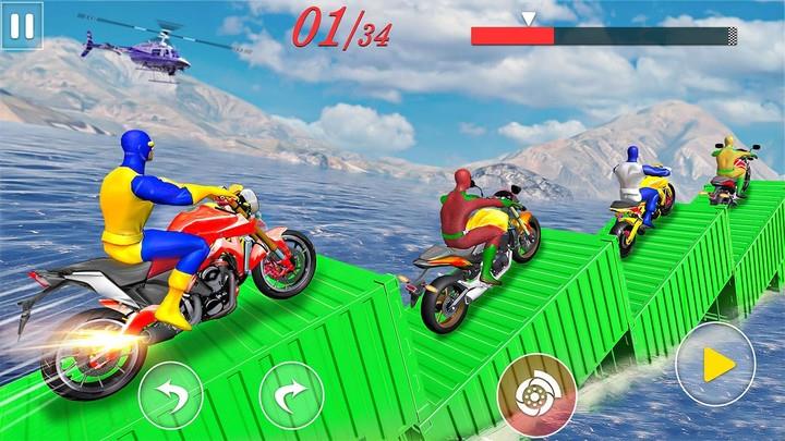 Motorbike Race Motorcycle Game Captura de pantalla 1