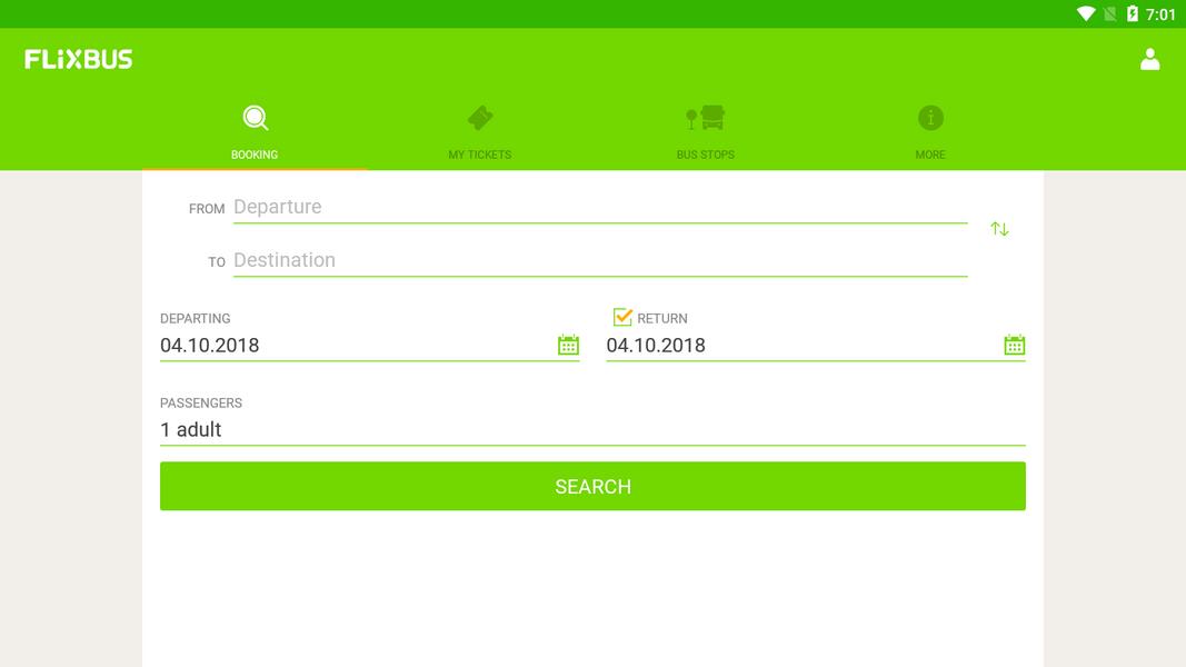 FlixBus ภาพหน้าจอ 0