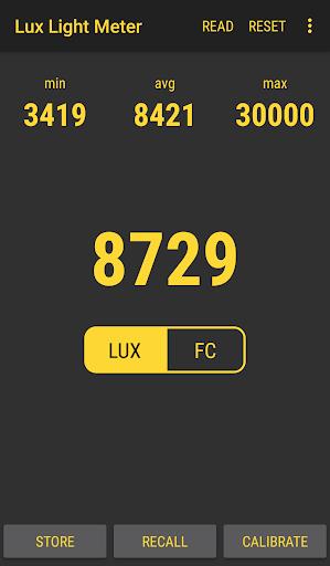 Lux Light Meter Pro Schermafbeelding 0