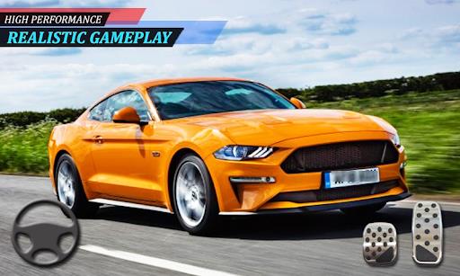 Mustang Car Simulator 3D Game ภาพหน้าจอ 0