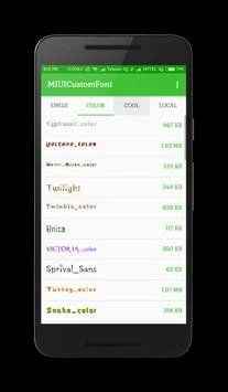 Custom Font Installer For MIUI 스크린샷 0