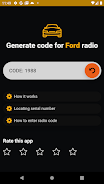 Ford radio code generator Ảnh chụp màn hình 3