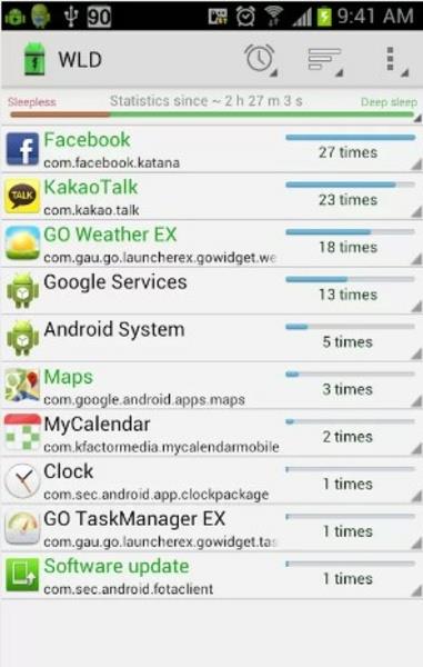 Wakelock Detector-Save Battery ဖန်သားပြင်ဓာတ်ပုံ 1