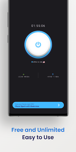 Spark VPN : Fast Secure VPN ภาพหน้าจอ 3