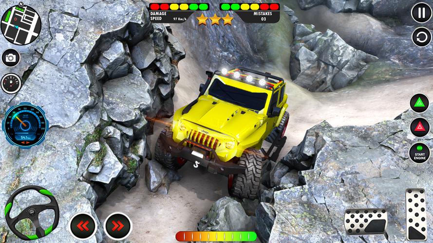 US Offroad Fury Car Driving 3D Zrzut ekranu 3