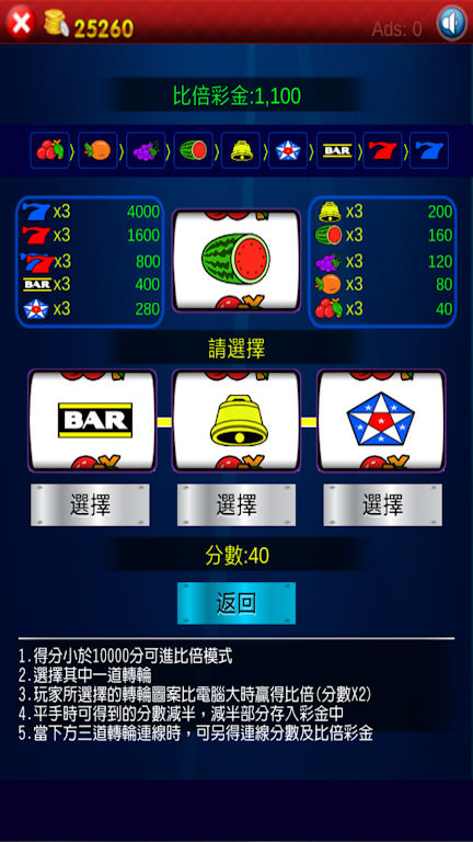 Fruit Slot Machine Casino Schermafbeelding 2