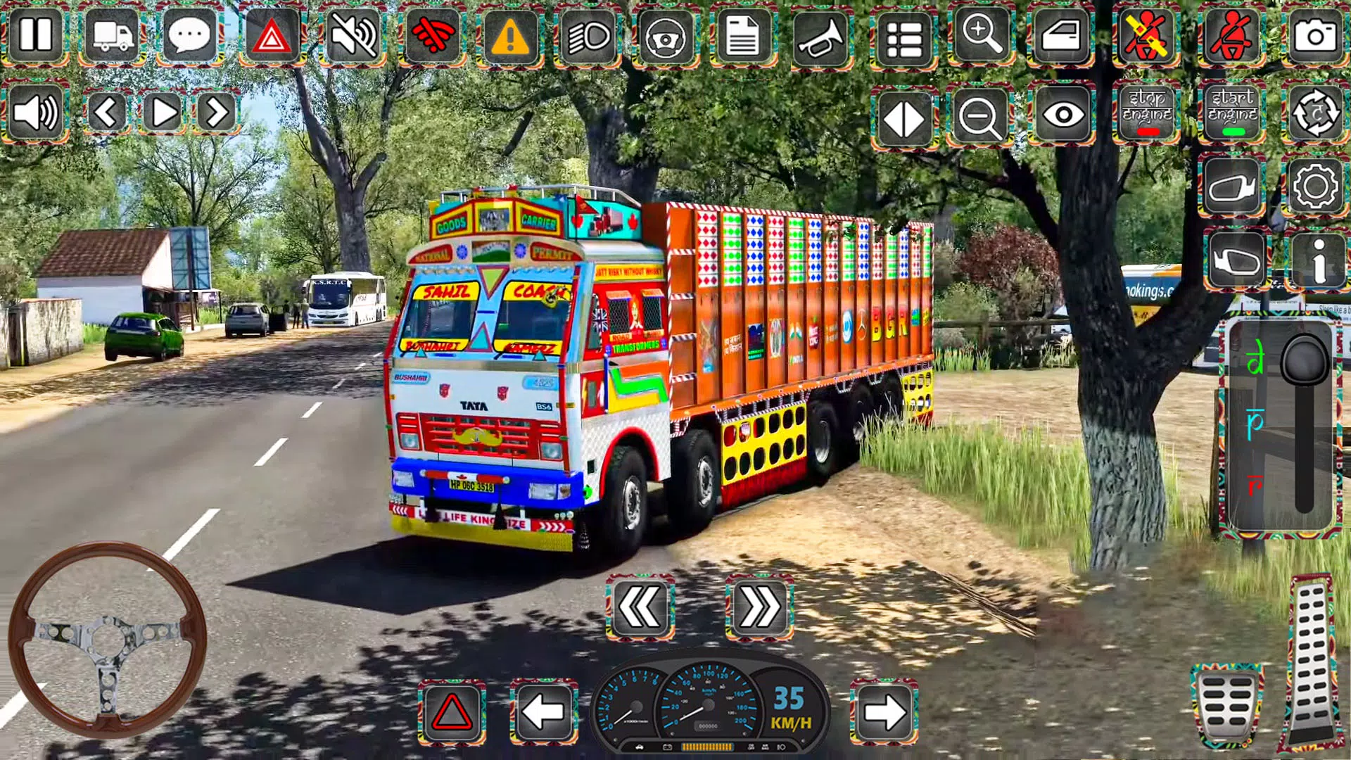 Indian Truck Driver Simulator स्क्रीनशॉट 3