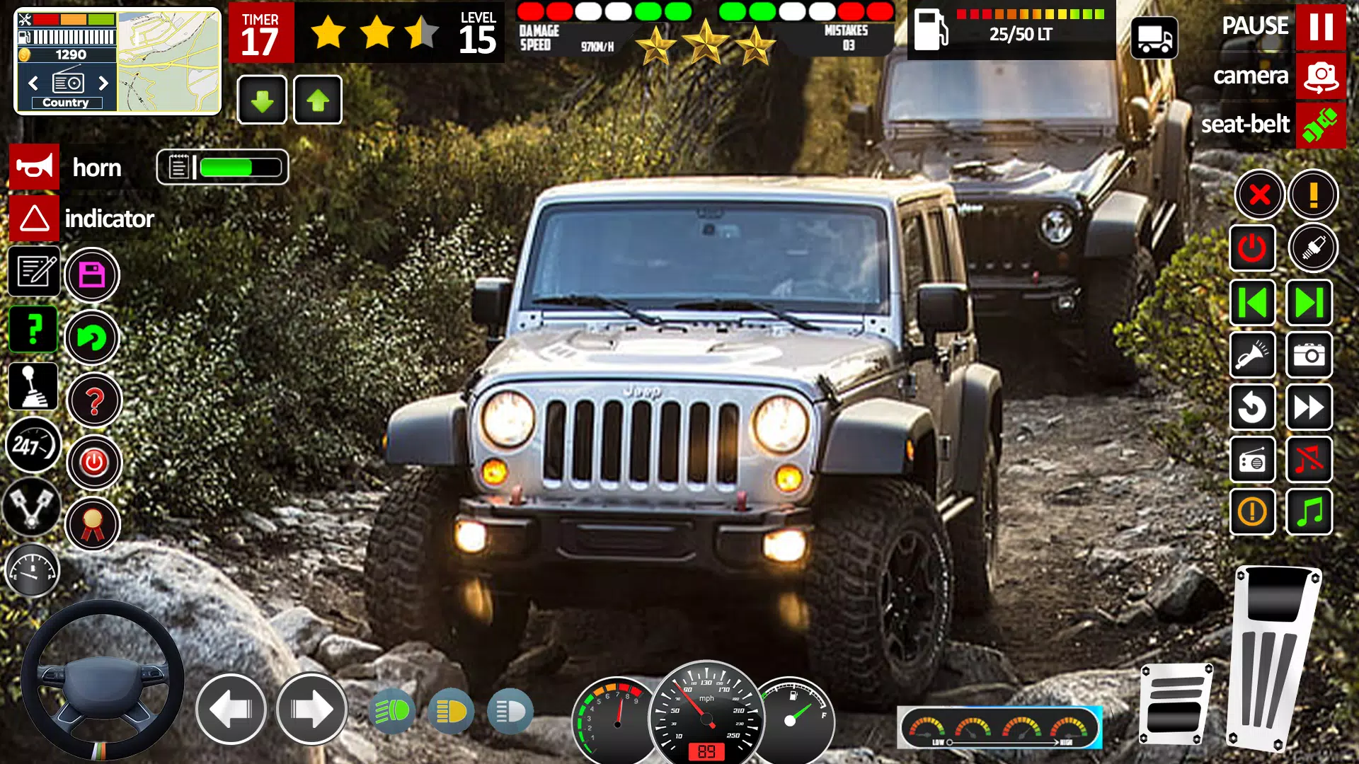 Jeep Driving Game 3d Simulator Tangkapan skrin 1