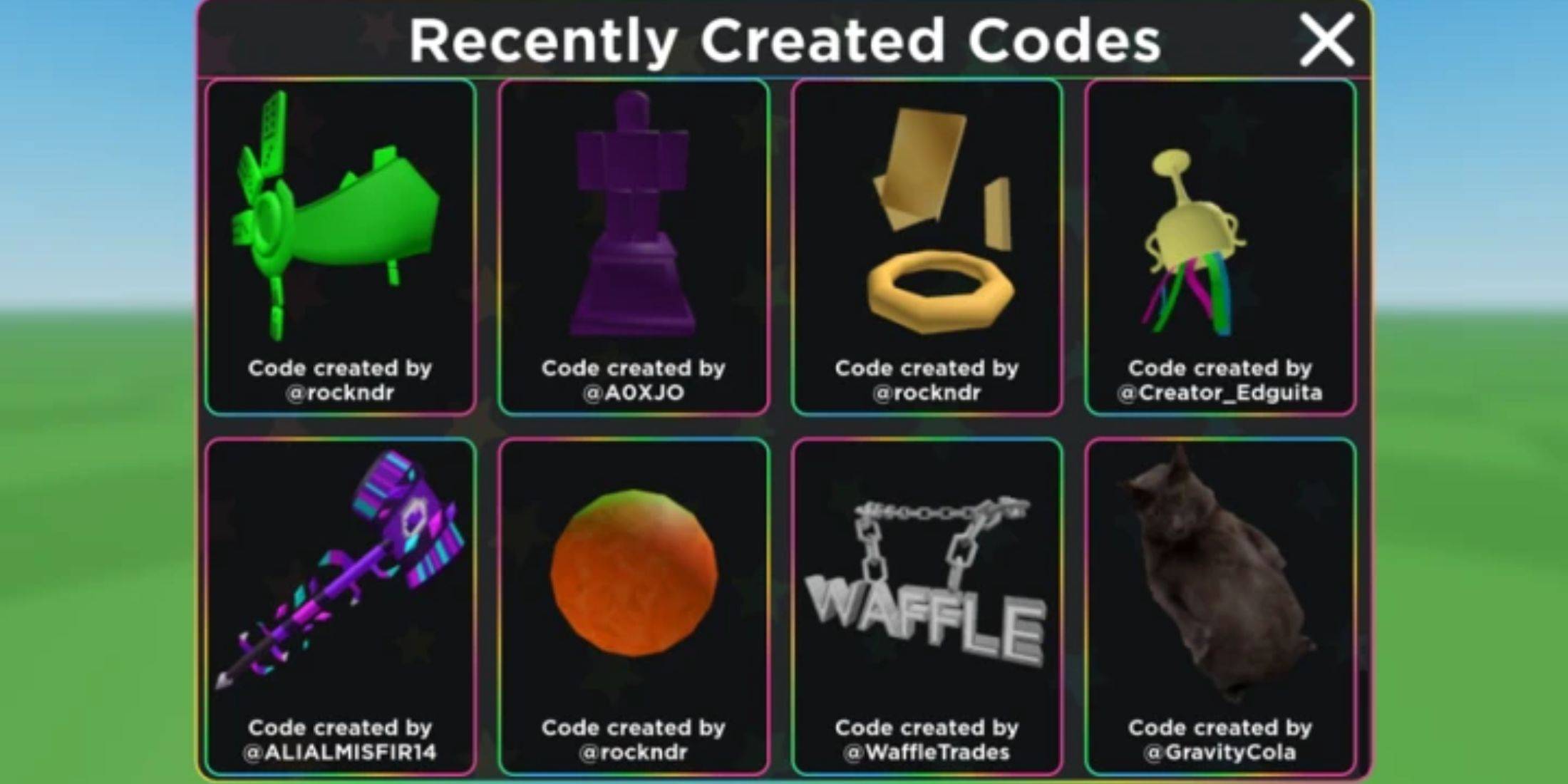 Roblox : nouveaux codes UGC limités publiés pour janvier