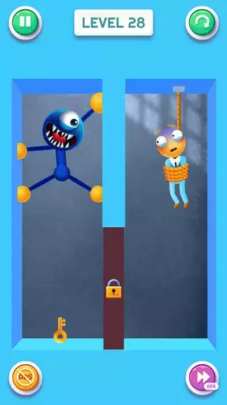 Blue Monster: Stretch Game Tangkapan skrin 2