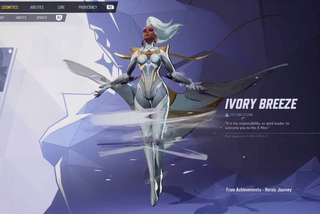 Storm's Ivory Breeze skin