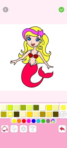 Mermaids Coloring应用截图第3张