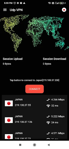 Udp VPN स्क्रीनशॉट 1