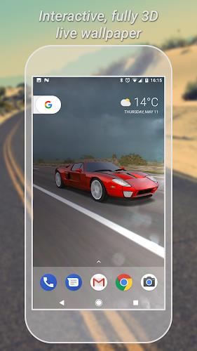 3D Car Live Wallpaper Lite Captura de tela 0