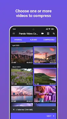 Panda Video Compress & Convert ภาพหน้าจอ 1