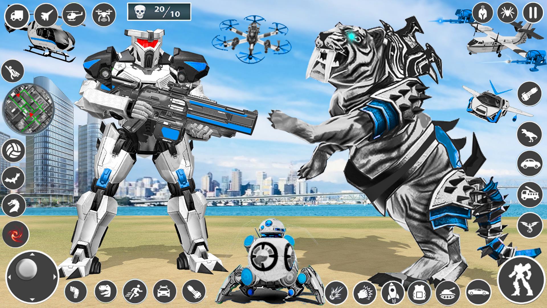 Multi Robot Car Transform Game 스크린샷 1