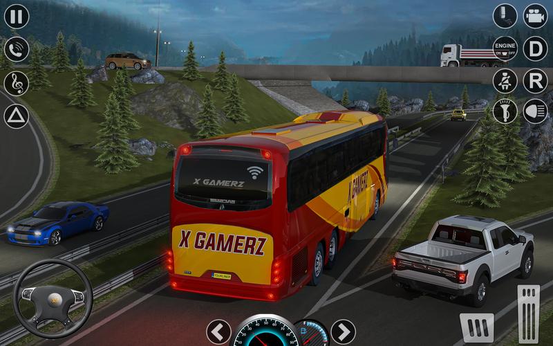 Modern Bus Transport Game 3D Captura de tela 1