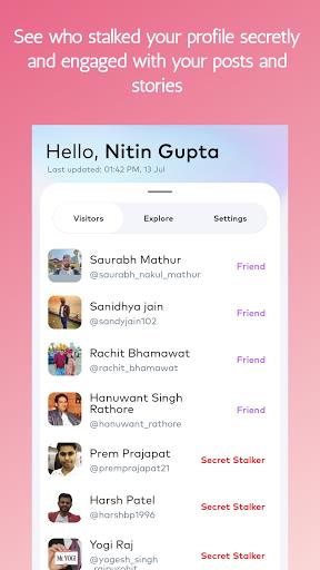 InStalker - Who viewed your Social Profile स्क्रीनशॉट 0