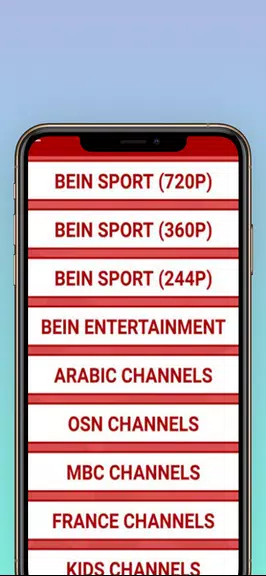Yacine TV - Live Scores Zrzut ekranu 0