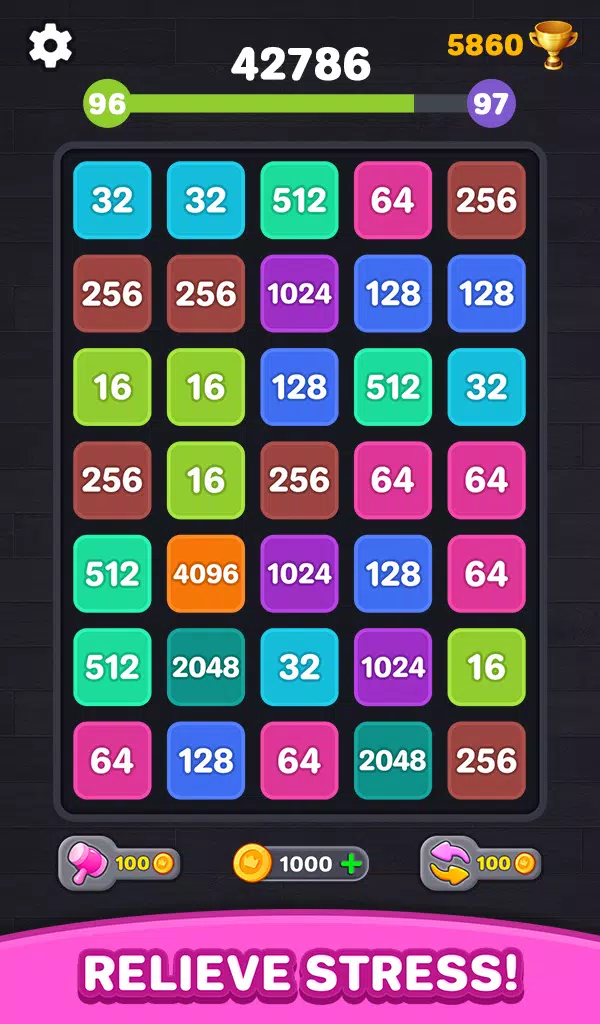 2048 Number Puzzle: Merge Game Captura de tela 2