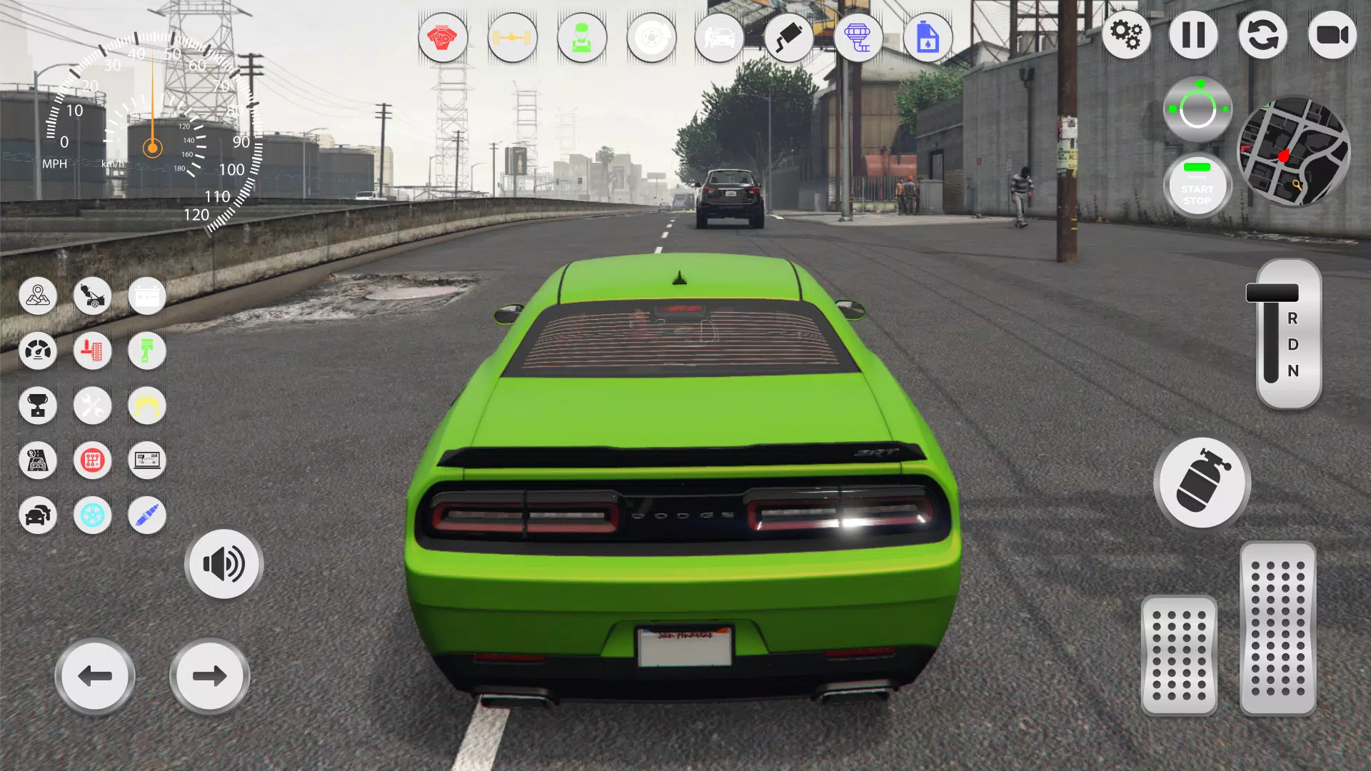 Race Muscle: Dodge Challenger Schermafbeelding 1