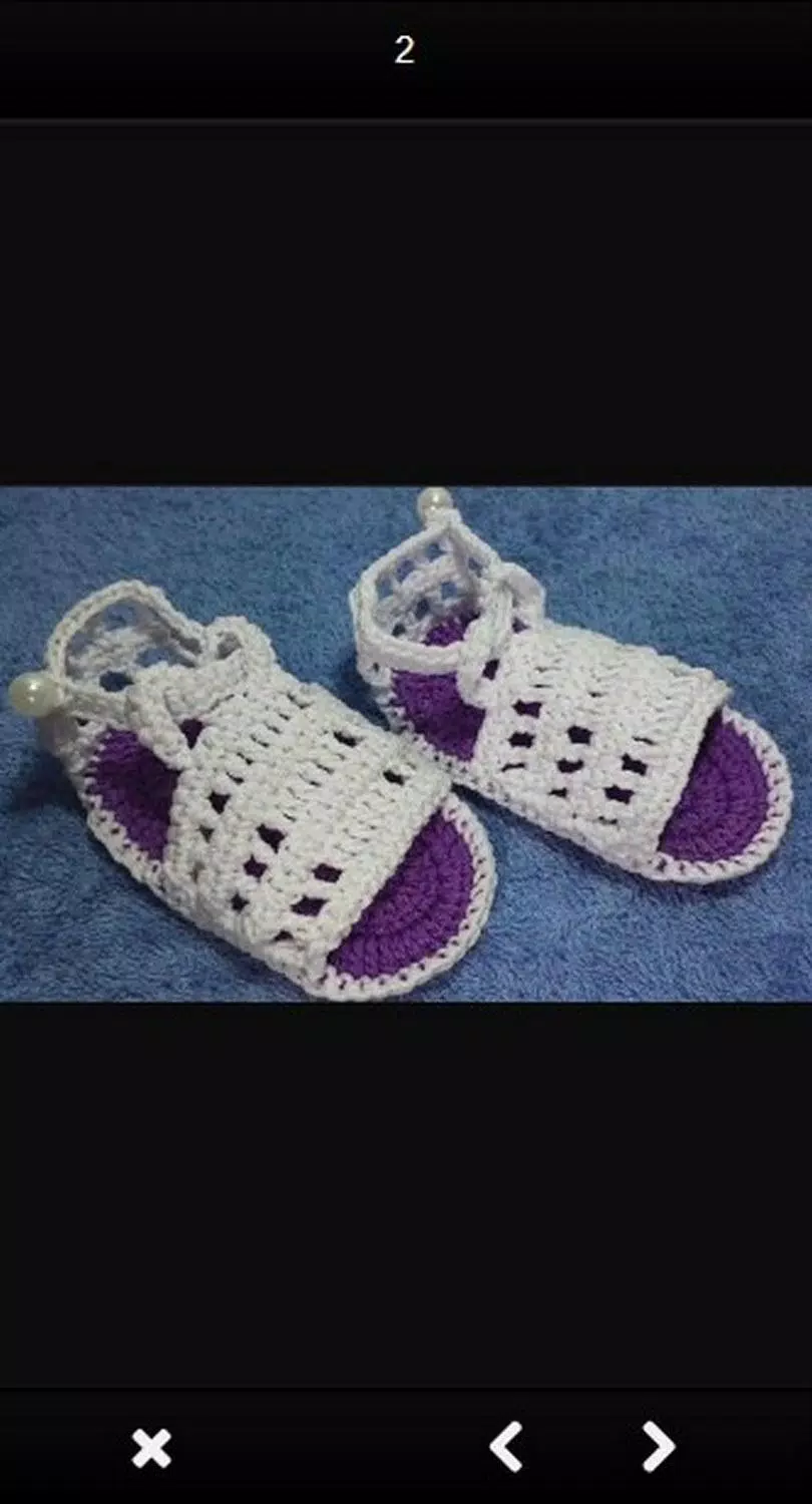 Knitted sandals idea Ảnh chụp màn hình 1