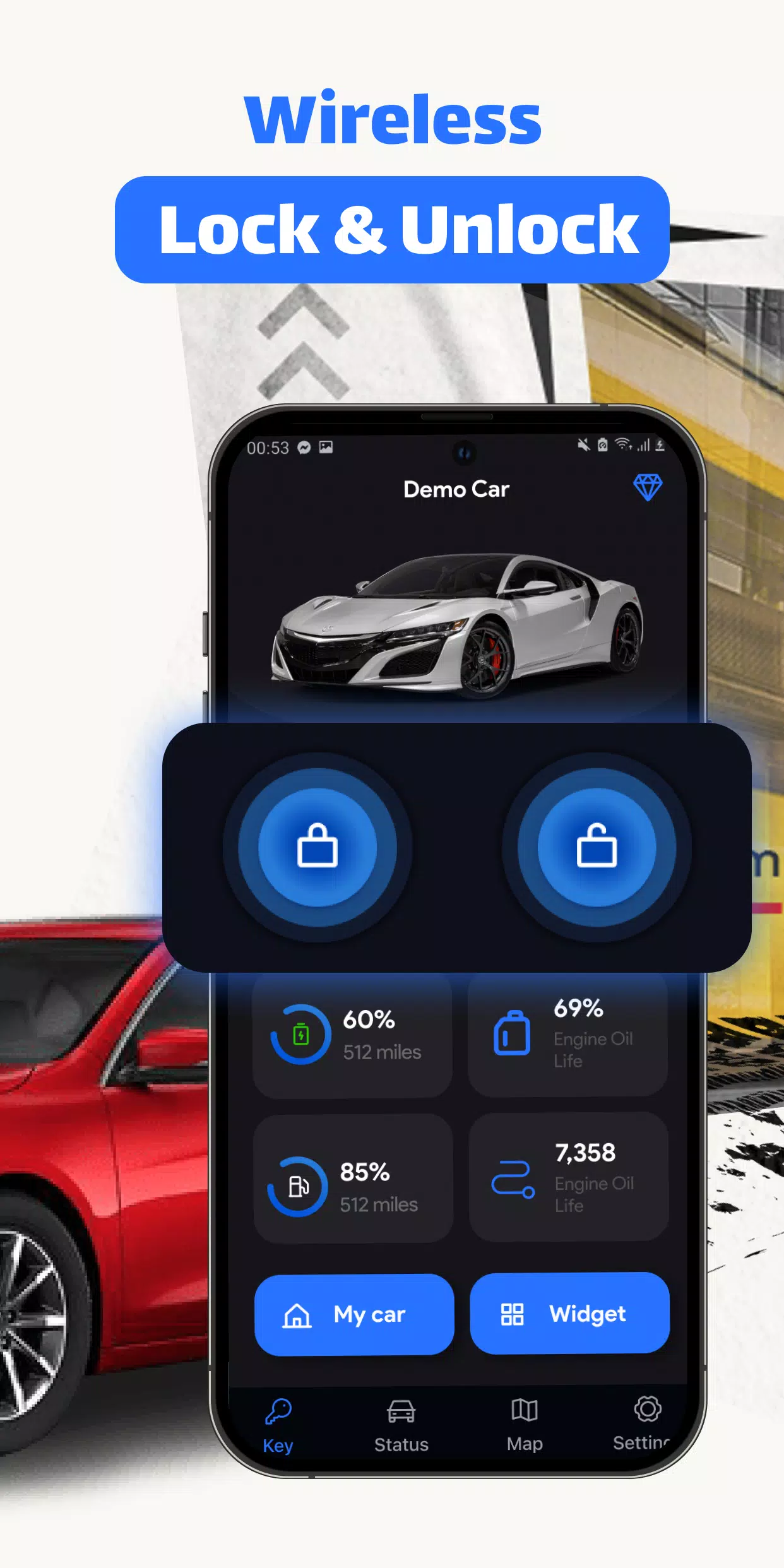 Car Key: Smart Car Remote Lock 스크린샷 1