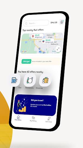 Upside: Fuel Rewards Cash Back Screenshot 1