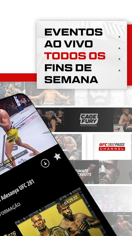 UFC Fight Pass - MMA ao vivo Скриншот 1