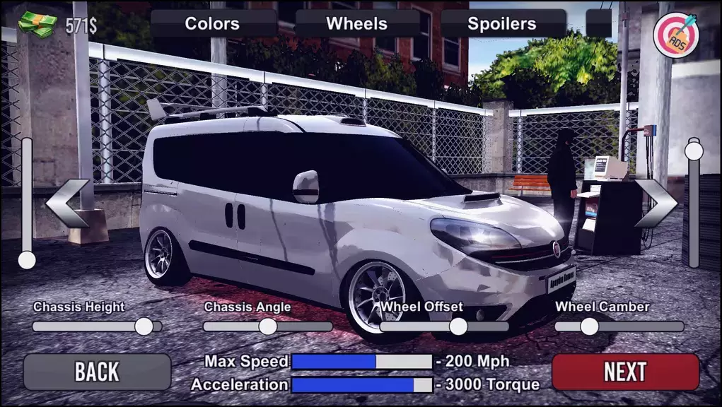 Doblo Drift Simulator スクリーンショット 1