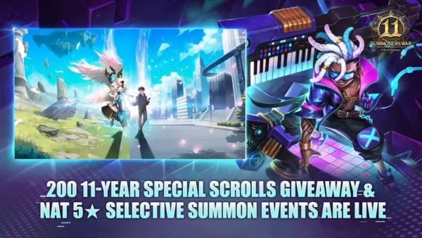 Wojna Summoners: Sky Arena oznacza 11. rocznicę z ekscytującymi nowymi wydarzeniami