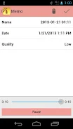 Audio Memos Free ဖန်သားပြင်ဓာတ်ပုံ 0