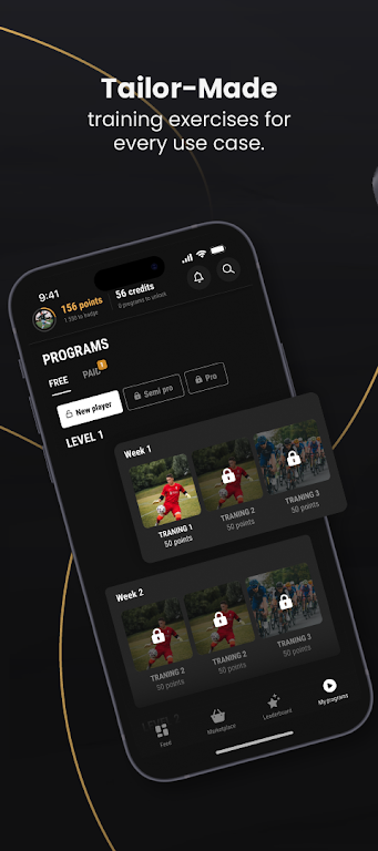 Ballers App: Football Training スクリーンショット 1