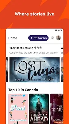 Wattpad - Где живут истории Скриншот 0