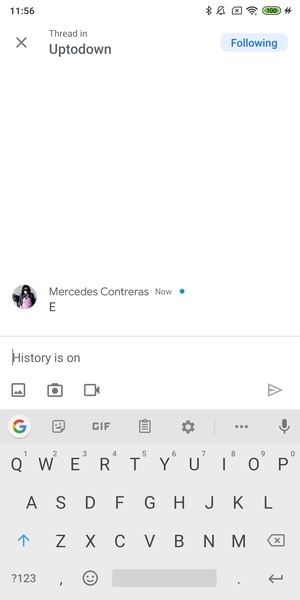 Google Chat Capture d'écran 1