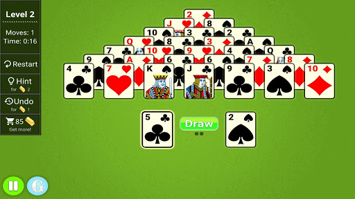 Pyramid Solitaire Epic स्क्रीनशॉट 1