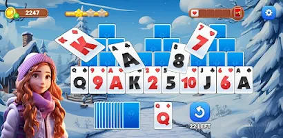 Winter Solitaire TriPeaks Ảnh chụp màn hình 0