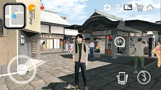 Delivery Food Sim- Japan Osaka स्क्रीनशॉट 1