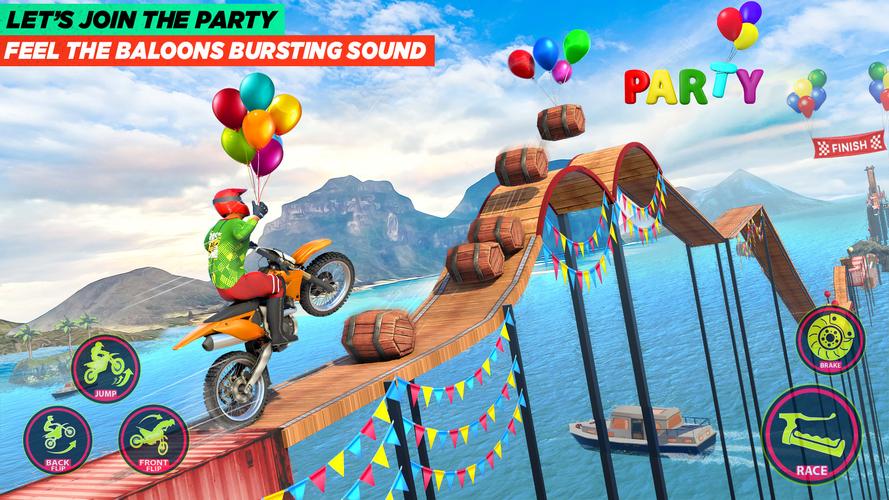 Bike Stunt Game: Tricks Master Capture d'écran 2