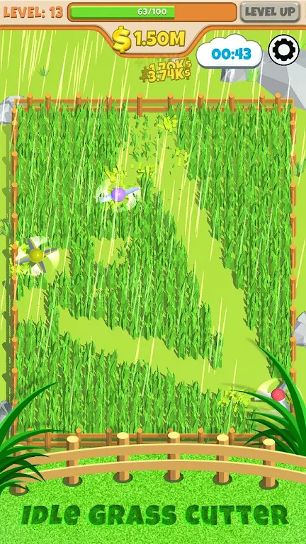 Idle Grass Cutter Mod 스크린샷 2