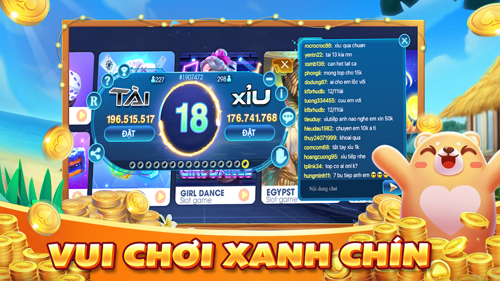 Donclub Tài Xỉu – Xóc Đĩa スクリーンショット 0