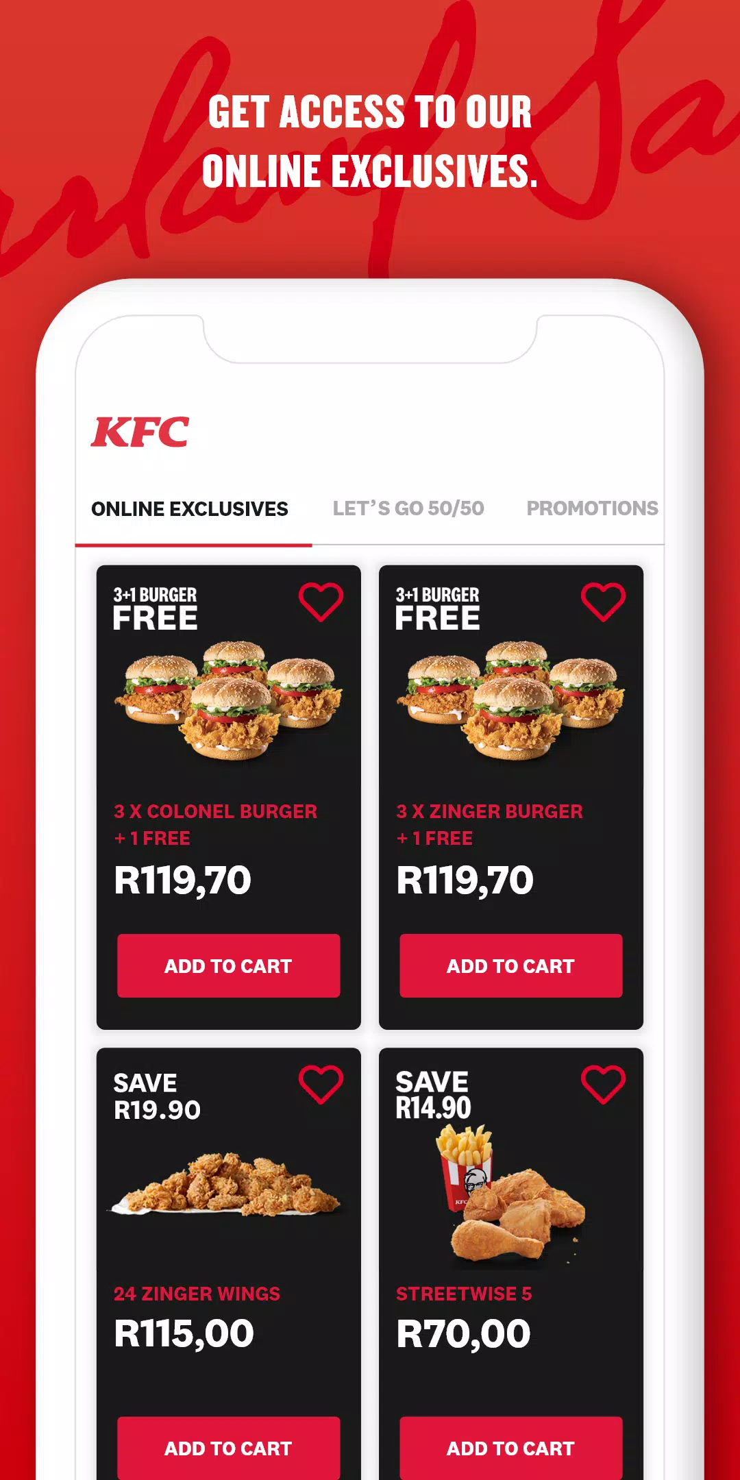 KFC South Africa應用截圖第1張